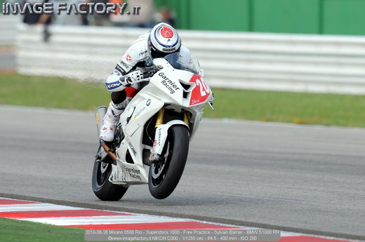2010-06-26 Misano 0500 Rio - Superstock 1000 - Free Practice - Sylvain Barrier - BMW S1000 RR